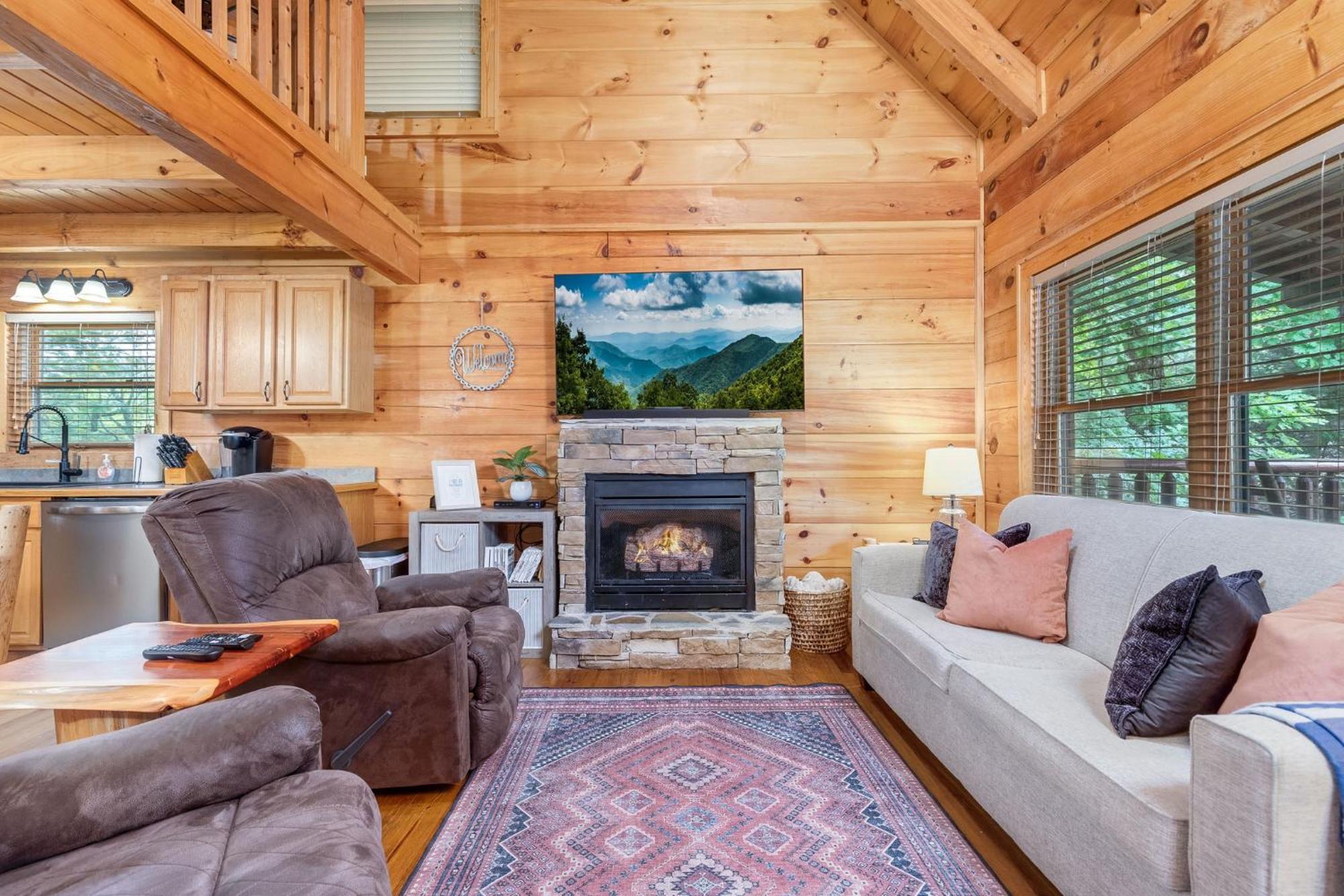 Elegant & Cozy Cabin Near Pigeon Forge Sevierville Luaran gambar
